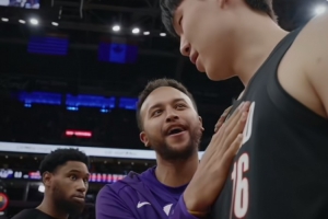 李凯尔to杨瀚森：在NBA打球一定要让自己一直开心 有时间聚一聚