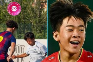 国外博主关注16岁邝兆镭：千万别小瞧中国足球，它正在崛起