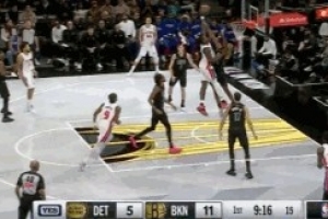 太凶残了！杜伦顺下单臂隔扣克洛尼