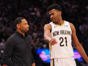 已连续缺战3场！今天鹈鹕客战太阳 伊夫·米西复出