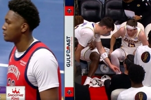 给孩子委屈坏了！新秀奎因补防里夫斯犯规很激动 鹈鹕挑战成功