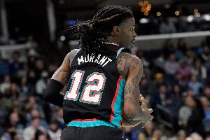 灰熊官方：莫兰特因右小腿酸痛退出今日对阵骑士的比赛