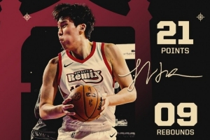 21分9板3帽！美网友：杨瀚森当代移动长城！快召回&他必成球星！