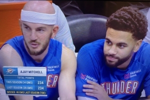 又练出来一个！阿杰伊·米切尔本赛季14场砍234分 追平上季总得分