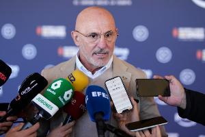 德拉富恩特：我认为这场比赛本应获胜，但对于结果我还是很高兴