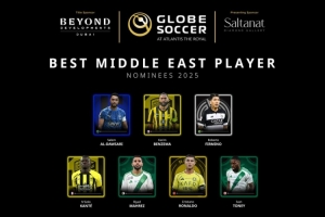 环足奖最佳中东球员候选：C罗领衔，本泽马、菲尔米诺、坎特在列